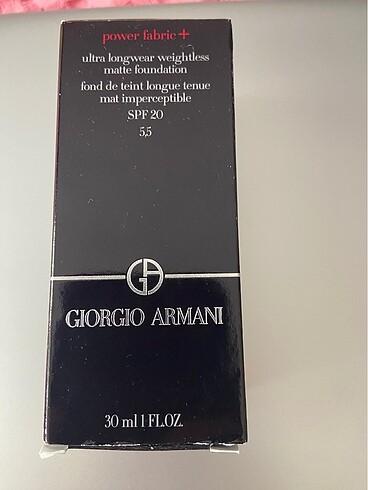 Gırorgıo Armanı power fabric+ fondoten