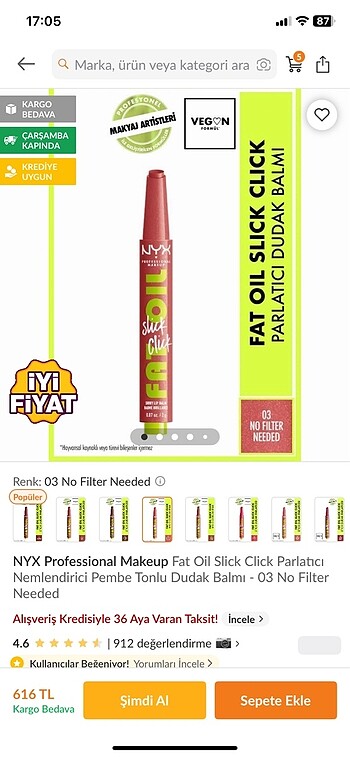 NYX NYX FAT OIL LIP BALM no 03
