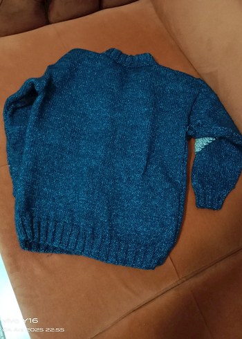 Erkek Çocuk Örgü Uzun Kollu Hırka el örgüsü - Görsel 4