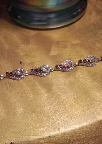 Zincir Detaylı Vintage Bileklik - Görsel 4