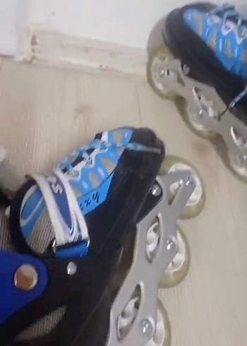 Mavi Biker Desenli Paten - Görsel 5