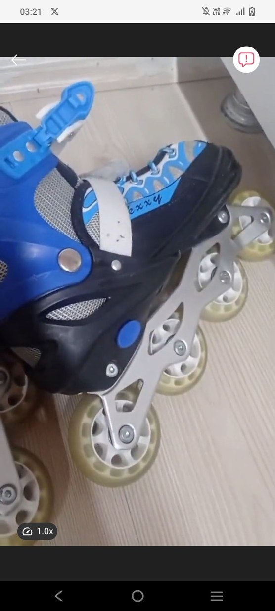 Mavi Biker Desenli Paten - Görsel 3