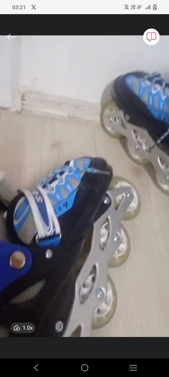 Mavi Biker Desenli Paten - Görsel 5