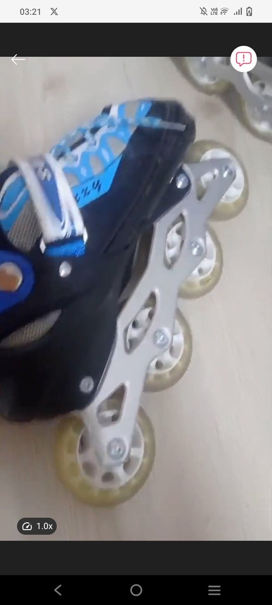 Mavi Biker Desenli Paten - Görsel 2