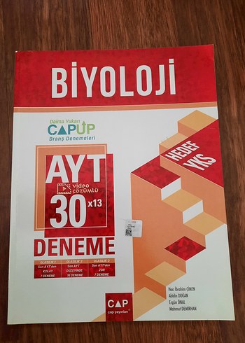 CAP Biyoloji AYT 30x13 Deneme Kitabı