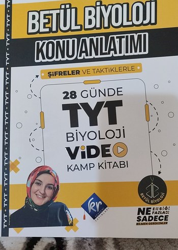 Betül Biyoloji TYT Biyoloji Video Kamp Kitabı