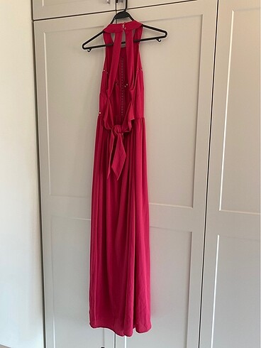 Guess Guess Fuşya Maxi Elbise