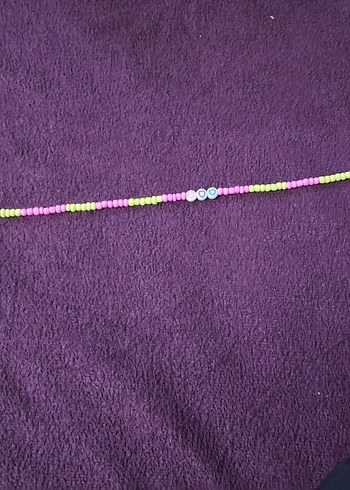 Renkli Boncuklu kolye - Görsel 4