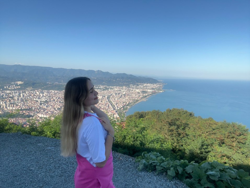 Pembe Midi Halter Yaka Kadın Tulum - Görsel 2