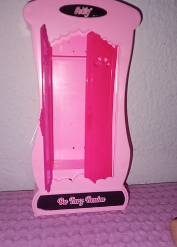 Pastel Pembe Çocuk Dolabı Oyuncak - Görsel 3