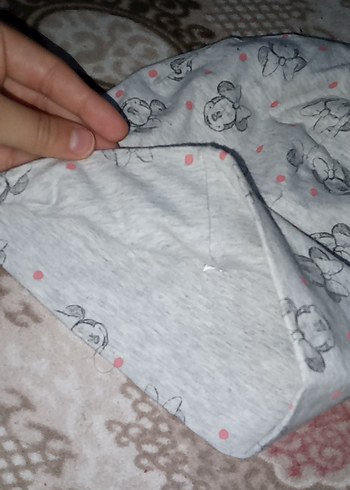 Gri Baskılı Çocuk Bere - Görsel 4