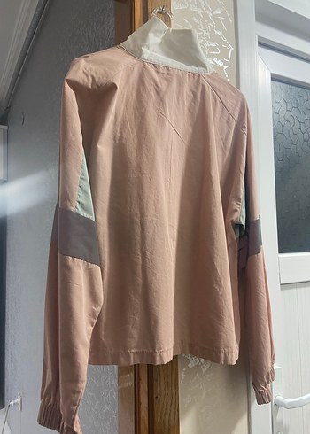 yağmurluk, Fermuarlı Pastel Renkli Kadın yağmurluk Ceket - Görsel 2