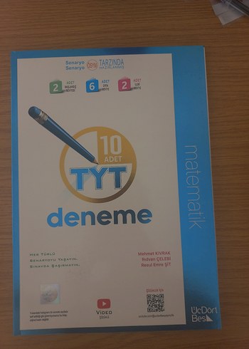8 Adet TYT Matematik Deneme Kitabı