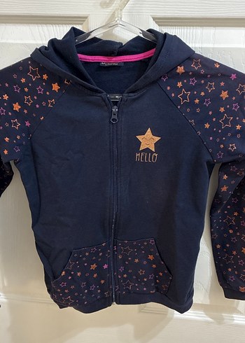 LC Waikiki Nakışlı Kapüşonlu Kız Sweatshirt