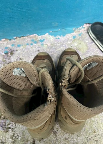 Kamuflaj Desenli Bej Kauçuk Erkek Bot - Görsel 3