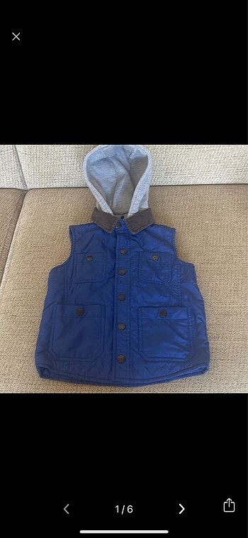 Koton Kids 3-4 Yaş Kapüşonlu Yelek