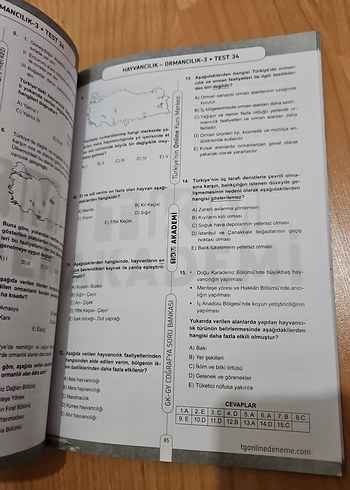 KPSS 2024 Coğrafya Çözümlü Soru Bankası - Görsel 7