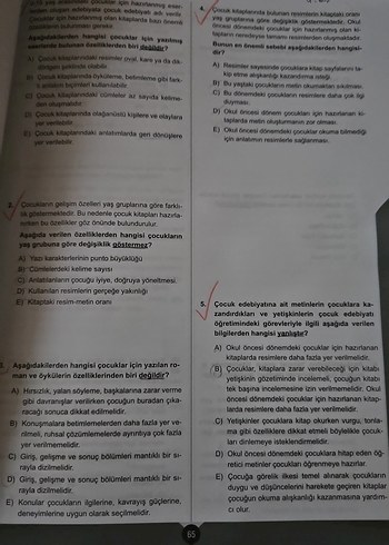 2023 ÖABT Okul Öncesi Öğretmenliği Soru Bankası İbrahim İşkar - Görsel 5