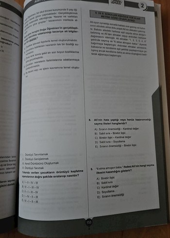 2023 ÖABT Okul Öncesi Öğretmenliği Soru Bankası İbrahim İşkar - Görsel 10