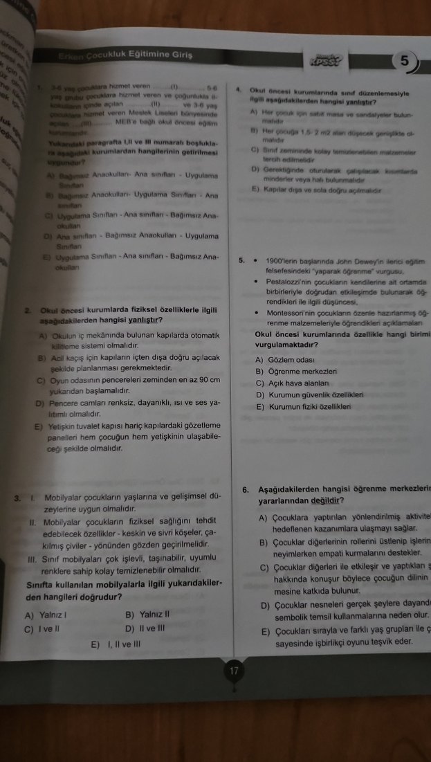 2023 ÖABT Okul Öncesi Öğretmenliği Soru Bankası İbrahim İşkar - Görsel 3