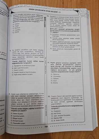 Okul Öncesi Öğretmenliği Çözümlü Soru Bankası - Görsel 10