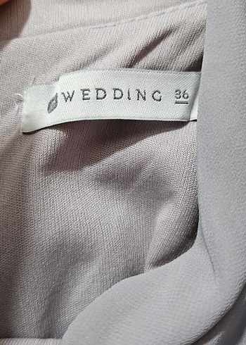 Gri Nakışlı Yüksek Yakalı Uzun Abiye Elbise - Görsel 6