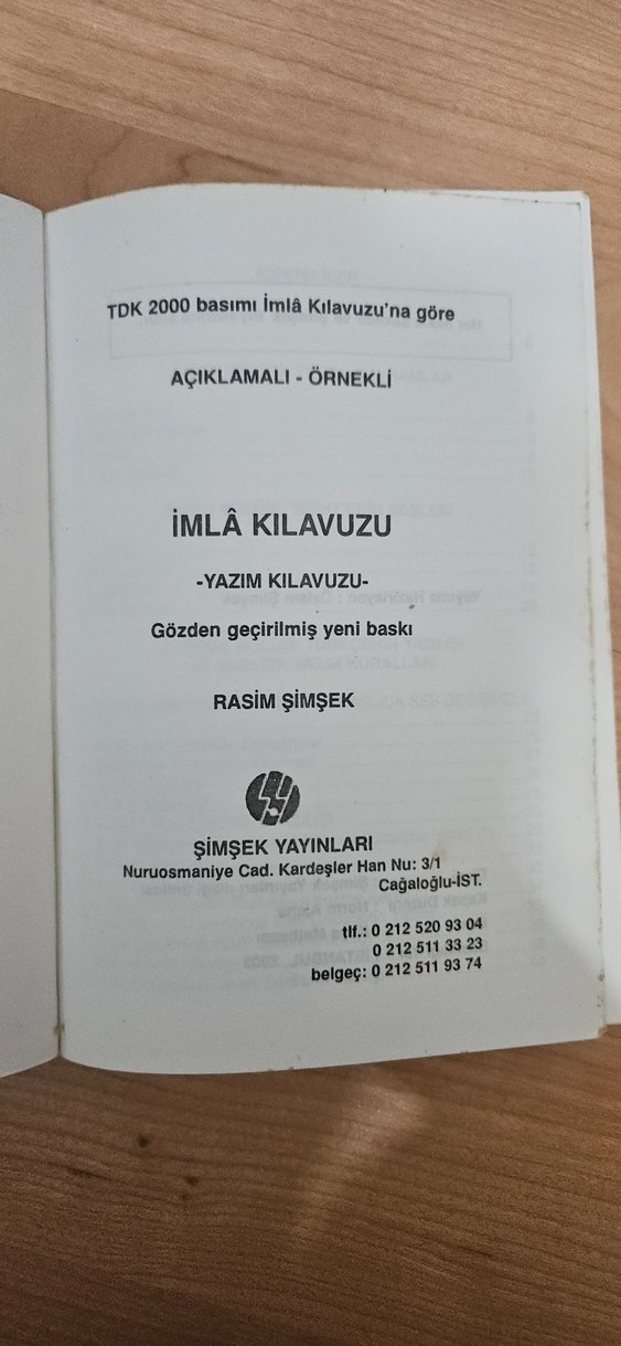 İmla Kılavuzu - Rasim Şimşek - Görsel 4