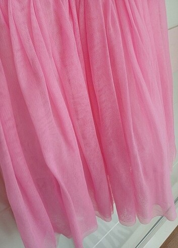 Payetli pembe tütü abiye elbise - Görsel 5