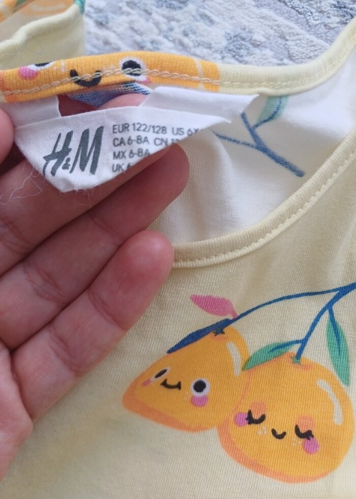 6-8 yaş H&M kız çocuk elbise  - Görsel 2
