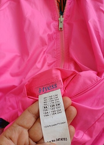 Tyess kız çocuk mont - Görsel 7