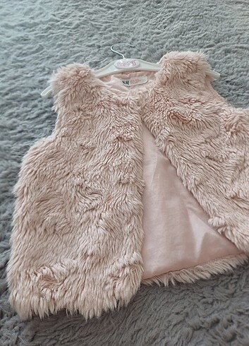 Kız Çocuk H&m yelek pudra pembe - Görsel 8