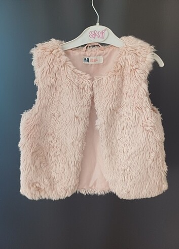 Kız Çocuk H&m yelek pudra pembe - Görsel 9