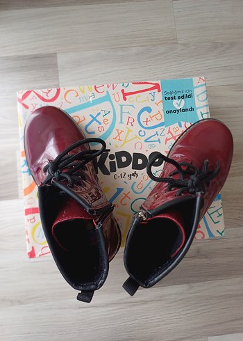 Bordo Rugan kız çocuk bot - Görsel 6