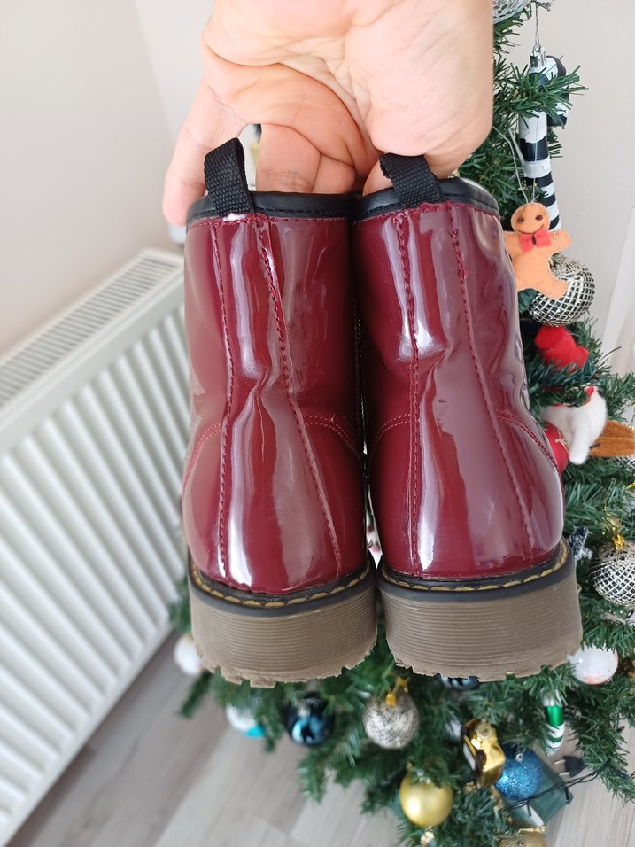 Bordo Rugan kız çocuk bot - Görsel 4