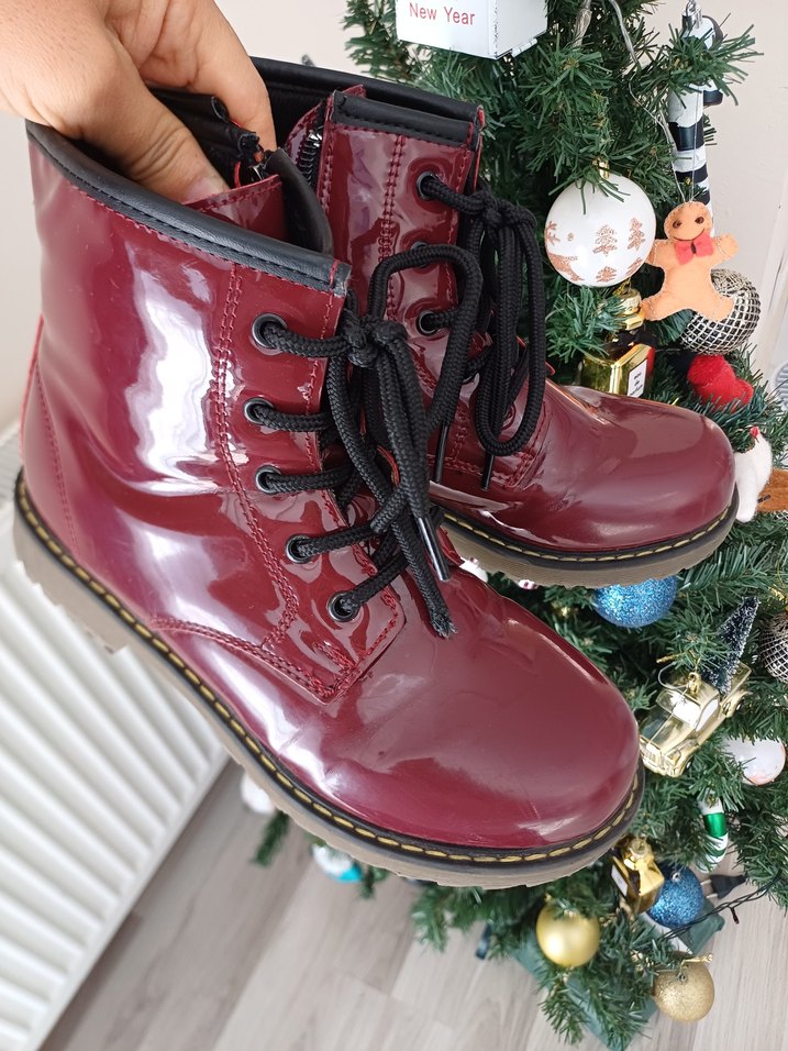 Bordo Rugan kız çocuk bot - Görsel 2