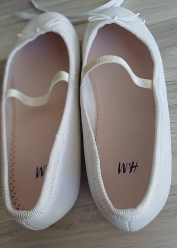 Kız Çocuk Beyaz Fiyonklu Babet Ayakkabı - Görsel 14