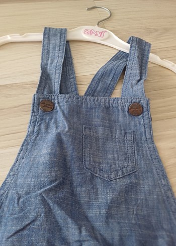 Kız Çocuk Kot Kumaş Fırfırlı Elbise H&M - Görsel 9