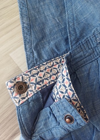 Kız Çocuk Kot Kumaş Fırfırlı Elbise H&M - Görsel 17