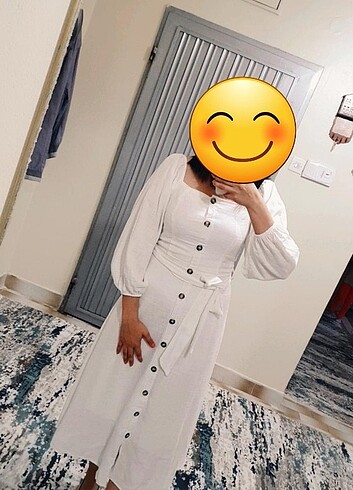s Beden beyaz Renk Kırık beyaz elbise 