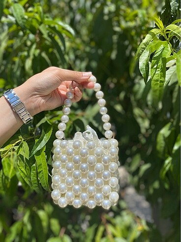  Beden beyaz Renk Pouch