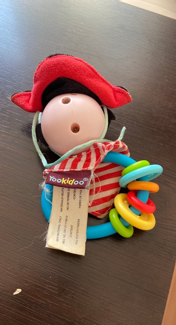 Bebek Diş Kaşıyıcı ve Çıngırak yookidoo - Görsel 2