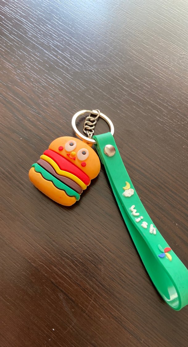 Anahtarlık hamburger şeklinde - Görsel 3