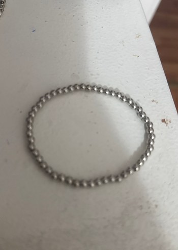 Gri  Boncuklu Kadın bileklik 4lü - Görsel 3