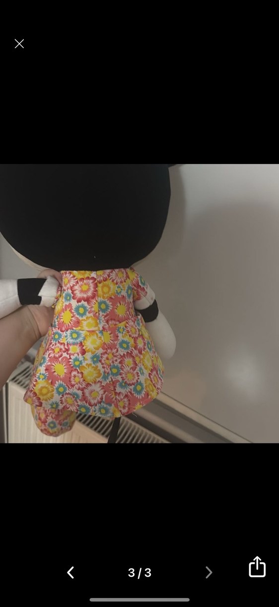 Minnie mouse peluş oyuncak - Görsel 3