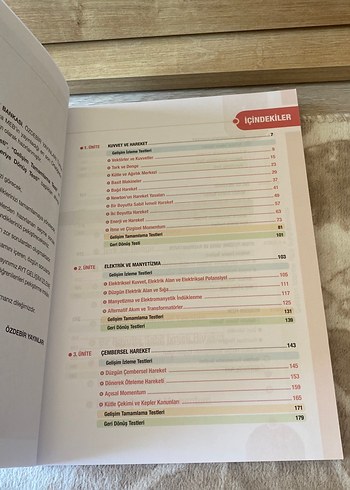 Beden AYT Fizik Gelişim İzleme Soru Bankası özdebir yayınları