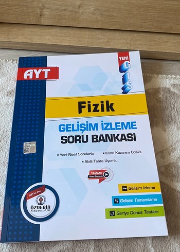 AYT Fizik Gelişim İzleme Soru Bankası özdebir yayınları