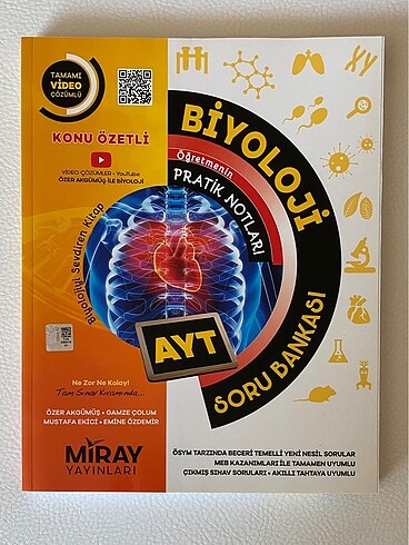 Miray Yayınları Ayt Biyoloji Soru Bankası