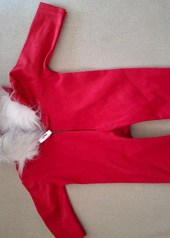 Kürklü Yaka Detaylı Bebek Tulumu - Görsel 2