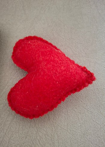 Kız Çocuk Siyah Dantelli zıbın ve keçe kalp - Görsel 3