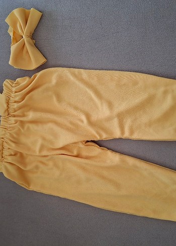 Sarı papyonlu Askılı solopet - Görsel 2